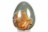 Polished Polychrome Jasper Egg - Madagascar #245681-1